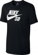 Футболка Nike SB LOGO TEE 821946-013 р.L черный