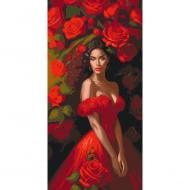Картина за номерами "Спокуса в червоному" 10145-AC 40х80 см ART CRAFT