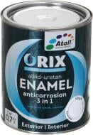 Эмаль Atoll ORIX COLOR 3 в 1 RAL 9010 белый глянец 0,7 л