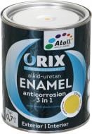 Емаль Atoll ORIX COLOR 3 в 1 RAL 1003 жовтий глянець 0,7 л