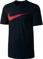 Футболка Nike M NSW TEE HANGTAG SWOOSH 707456-010 р.ST чорний