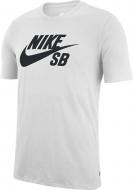 Футболка Nike SB LOGO TEE 821946-100 р.XL белый