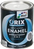 Эмаль Atoll ORIX COLOR 3 в 1 RAL 9022 серебро глянец 0,7 л