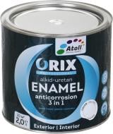 Емаль Atoll ORIX COLOR 3 в 1 RAL 9010 білий глянець 2 л