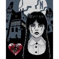 Алмазна мозаїка Wednesday Secrets of Nevermore 40x50 см Santi