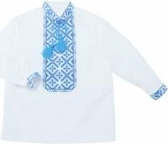Вишиванка дитяча Едельвіка р.158 білий із синім 336-12/09