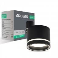Світильник точковий ARDERO ML408 накладний с декоративним кільцем під лампу GX53 чорний 80323