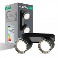 Спот ARDERO ML418-2 накладний поворотний подвійний світильник під лампу GX53 чорний 80327 Спот ARDERO ML418-2 накладний поворотний подвійний світильник під лампу GX53 чорний 80327