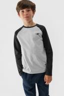 Футболка 4F LONGSLEEVE M138 4FJAW23TLONM138-27M р.140 сірий