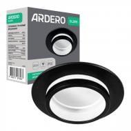 Світильник точковий ARDERO DL2815 під лампу MR16 с декоративною вставкою G5.3 чорний 80653