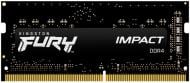 Оперативна пам'ять Kingston SODIMM DDR4 8 GB (1x8GB) 2666 MHz (KF426S15IB/8) Fury Impact