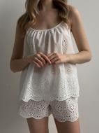 Майка женская MISO цветочек 15321 р.S молочный