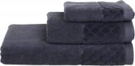 Полотенце махровое VELOUR CELLS 33x50 см антрацит La Nuit