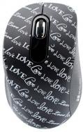 Мышь G-Cube Love Letters G7BW-60LL black/white