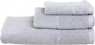 Рушник махровий VELOUR CELLS 33x50 см світло-сірий La Nuit