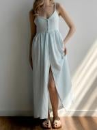 Сарафан MISO р. L бело-голубой