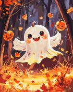 Картина по номерам Призрак тыквы 40x50 см Brushme