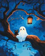 Картина за номерами Хелловінські друзяки 40x50 см Brushme