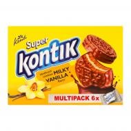 Печенье-сэндвич Konti ванильный молочный вкус Super Kontik 270 г