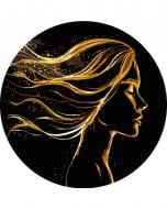 Картина за номерами Золотий жіночий образ Brushme