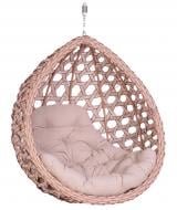 Кресло-кокон BruStyle Генри1-мест БЕЗ ОПОРИ (1040x780x1170) золотой дуб