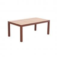 Столик BruStyle Портленд кофейный большой "Инверсия" 56x100 см темно-мореный дуб