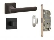 Комплект WC Convex 1605 BS-5 160 мм черный без петель Комплект WC Convex 1605 BS-5 160 мм черный без петель