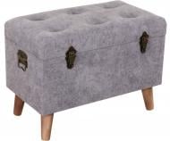 Скриня-пуф Sensio Arctic 600х310х310 мм сірий (WA-097)