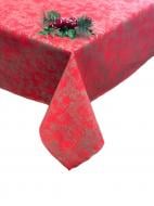 Скатерть 133х220 "INFINITY" красная 133x220 см красный с серебряным La Nuit