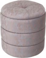 Сундук-пуф Sensio Barrel 440х440х440 мм светло-серый (WA-028)