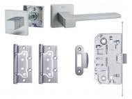 Комплект WC Convex 1535 PCS-4 96 мм матовый хром с петлями