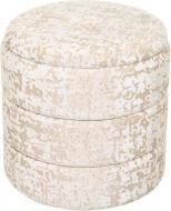 Пуф Sensio Barrel велюр 440х440х440 мм айворі (WA-028)