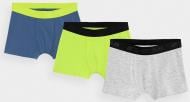 Плавки 4F BOXER SHORTS M026 (3PACK) 4FJAW23UBXSM026-90S разноцветный