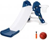 Гірка Luna Kids 2в1 баскетбол блакитний із білим ABST-H14