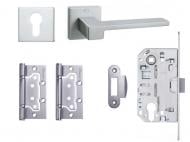 Комплект PZ Convex 1535 PCS-6 85 мм матовый хром с петлями