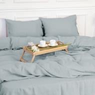 Комплект постельного белья Natural Linen Caspian 200х220 см серо-голубой MirSon