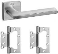 Комплект фурнитуры Convex 1085 PCS-1 матовый хром с петлями