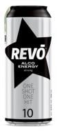 Слабоалкогольний напій Revo енергетичний Strong 10% 0,5 л Слабоалкогольний напій Revo енергетичний Strong 10% 0,5 л