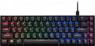 Клавіатура ігрова 2E Gaming KG380 RGB 68key Gateron Red Switch (2E-KG380UBK-RD) black