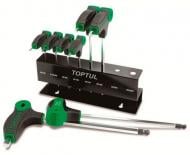 Набір ключів шестигранних Toptul 2-10 мм 8 шт з ручкою L-обр. GAAX0801