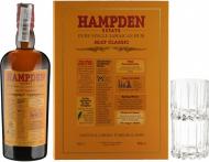 Ром Hampden HLCF Classic + 2 glasses 0,7 л