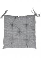 Подушка на стул Merry Christmas серая 40х40см Прованс