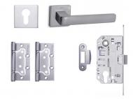 Комплект PZ Convex 1605 PCS-6 85 мм матовый хром с петлями