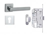 Комплект PZ Convex 1605 PCS-7 85 мм матовий хром без петель