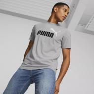 Футболка Puma ESS+ 2 Col Logo Tee 58675904 р.XL серый