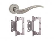 Комплект без запирания Convex 1625 SN-1 матовый никель с петлями