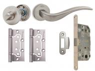 Комплект WC Convex 1625 SN-4 96 мм матовий нікель з петлями Комплект WC Convex 1625 SN-4 96 мм матовий нікель з петлями