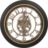Часы настенные Skeleton коричневый 51х5 см