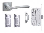 Комплект фурнитуры WC Convex 925 PCS-2 96 мм матовый хром с петлями