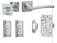 Комплект фурнитуры WC Convex 925 PCS-4 96 мм матовый хром с петлями